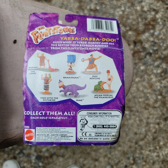 The Flintstones 1993 Bamm-Bamm Action Figure by Mattel NIB - Picture 2 of 2